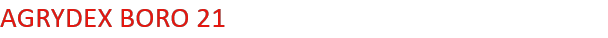 AGRYDEX BORO 21 