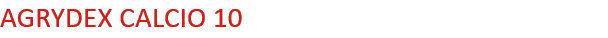 AGRYDEX CALCIO 10 
