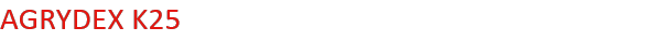 AGRYDEX K25 