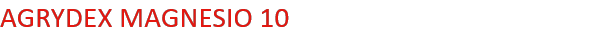 AGRYDEX MAGNESIO 10 