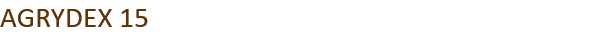 AGRYDEX 15 