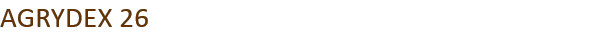 AGRYDEX 26 