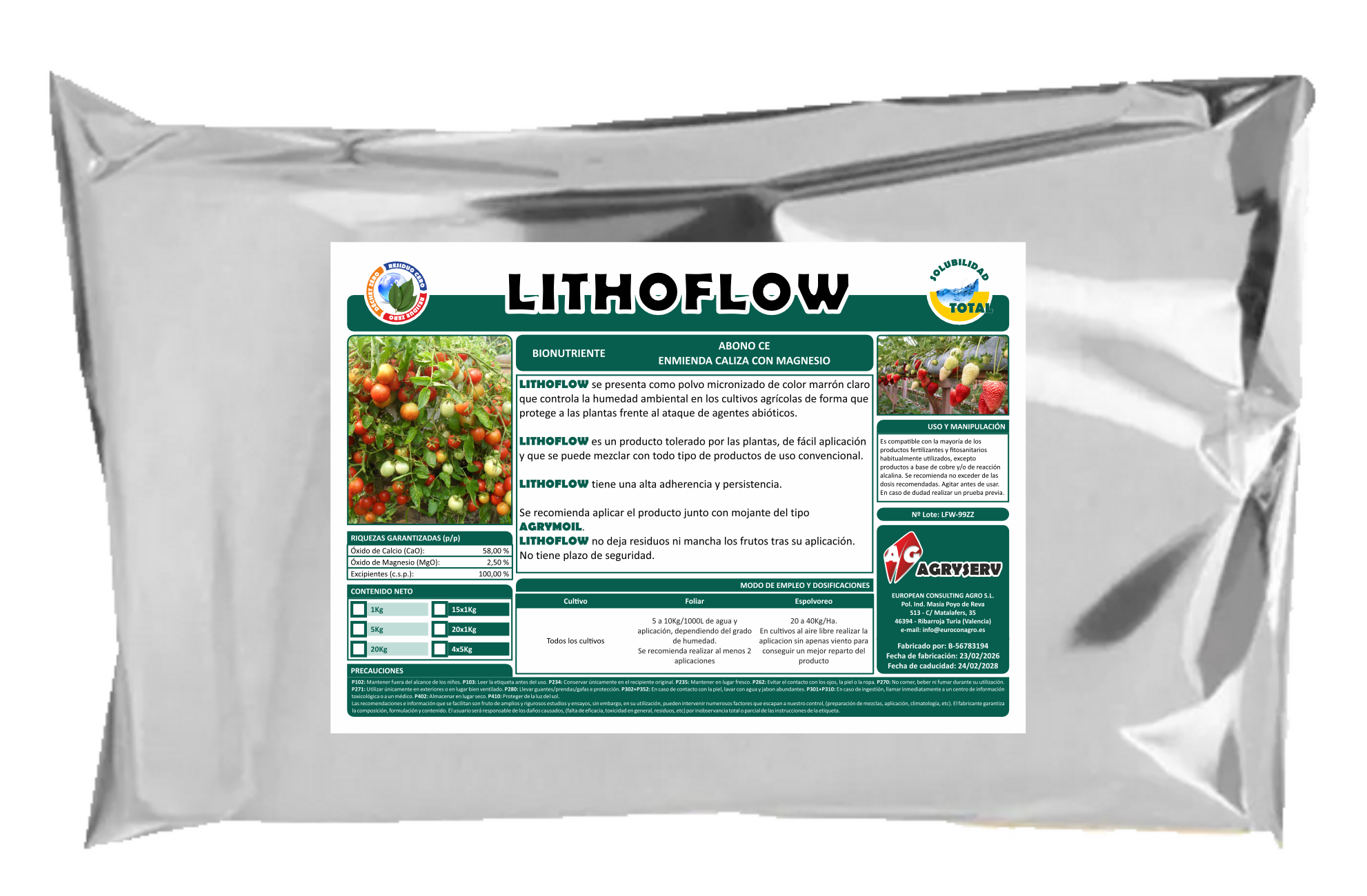 Envase LITHOFLOW