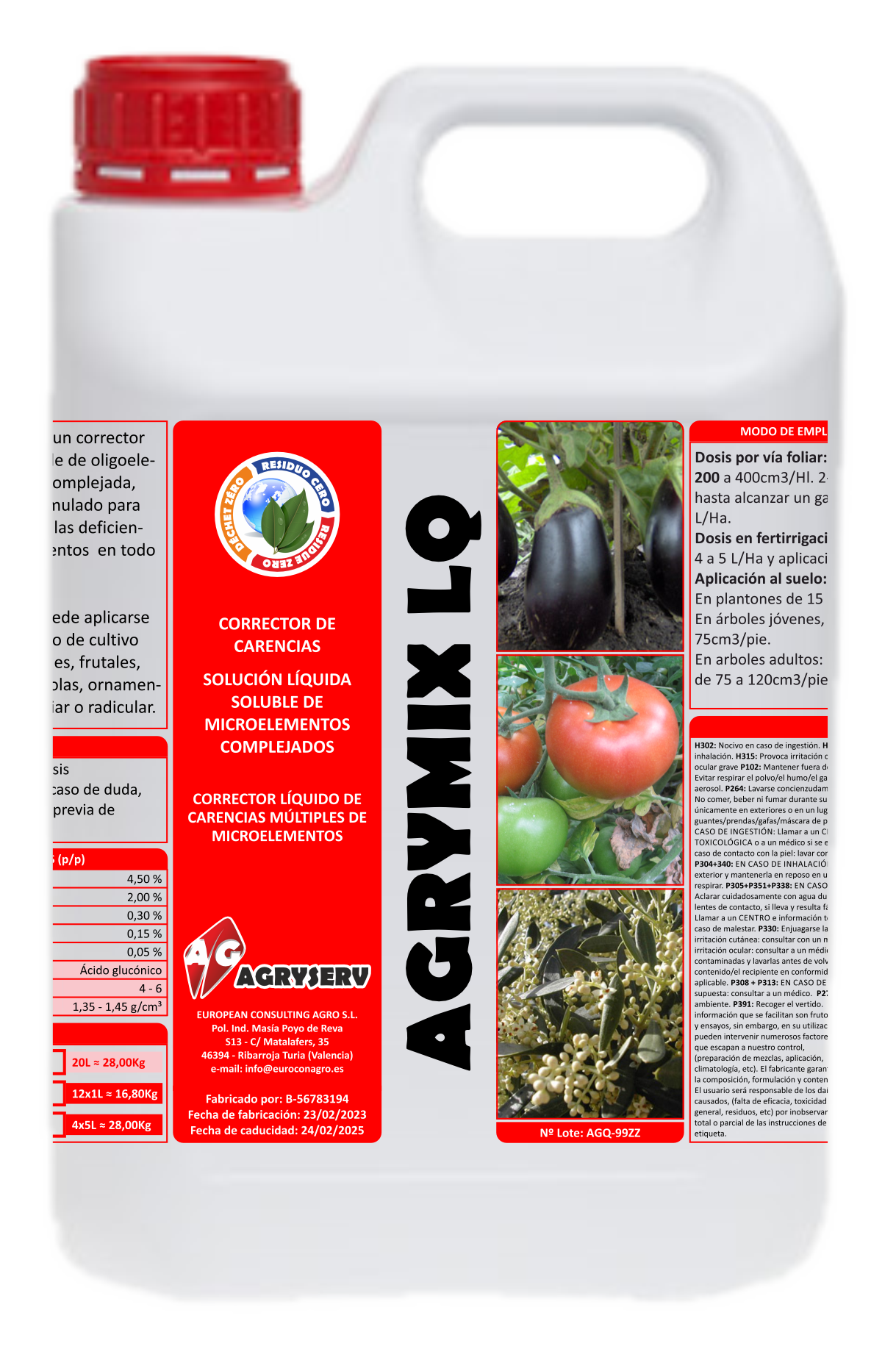 Envase AGRYMIX LQ
