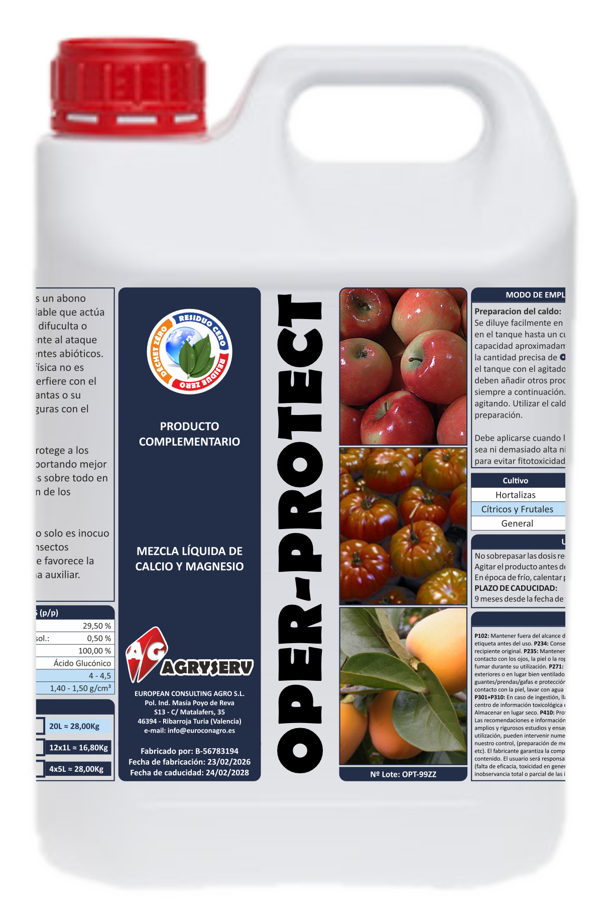 Envase OPER-PROTECT