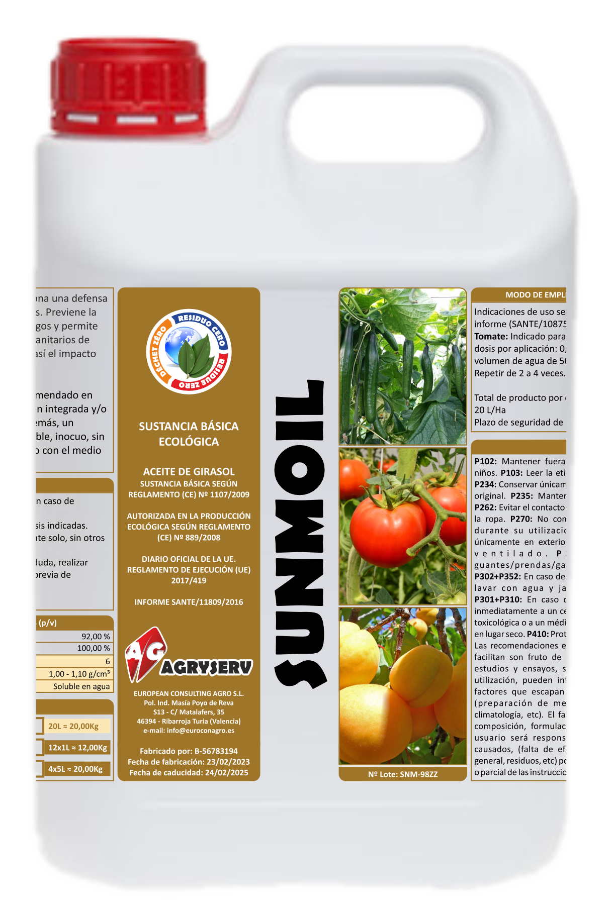 Envase SUNMOIL