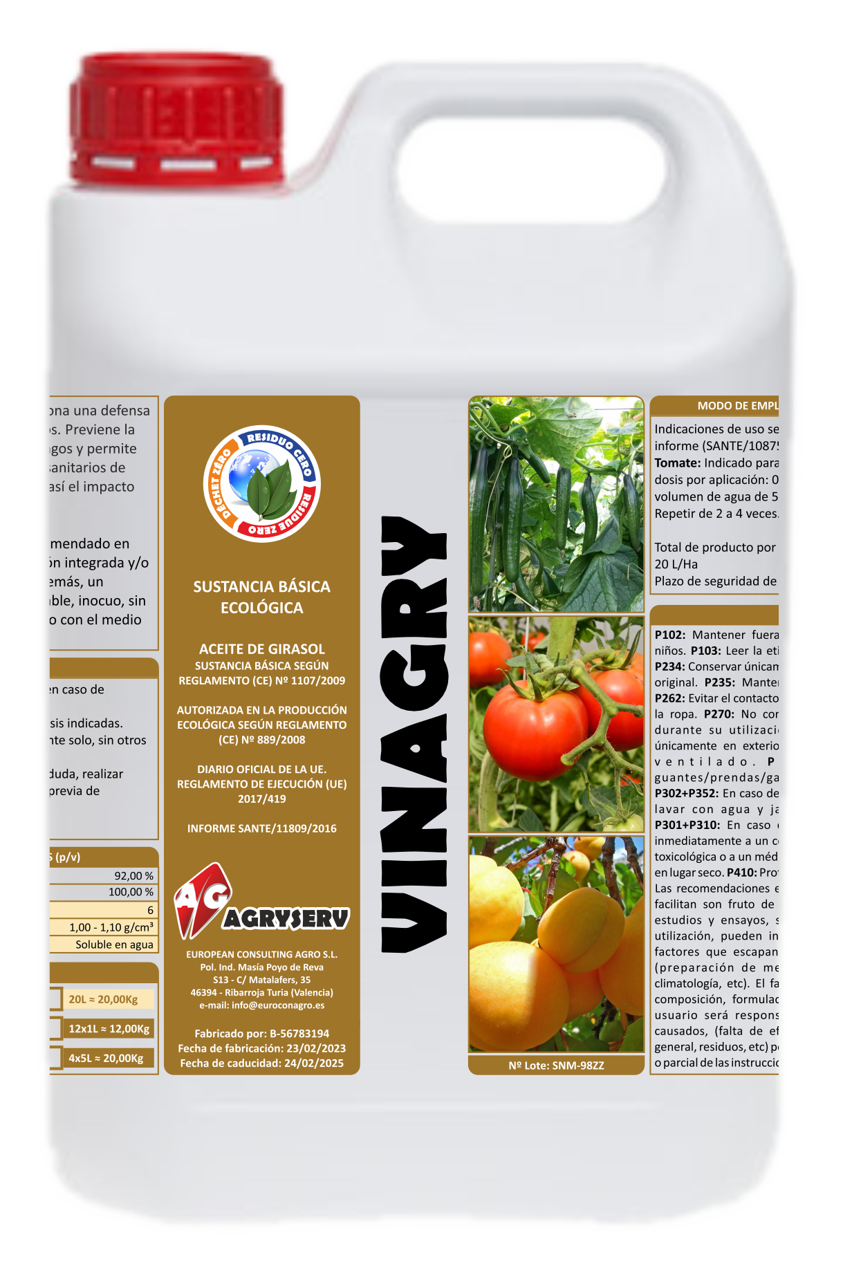 Envase VINAGRY