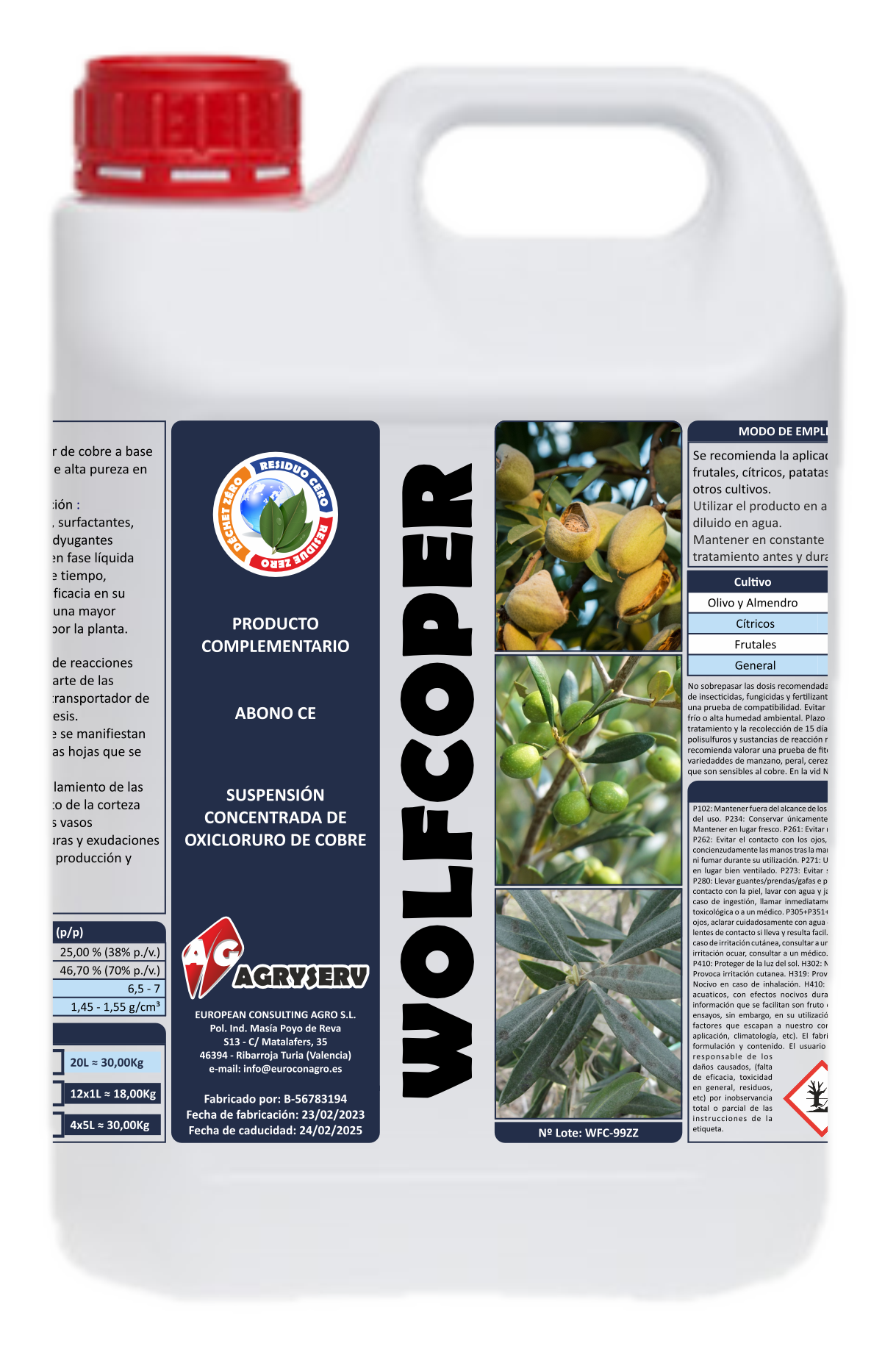 Envase WOLFCOPER